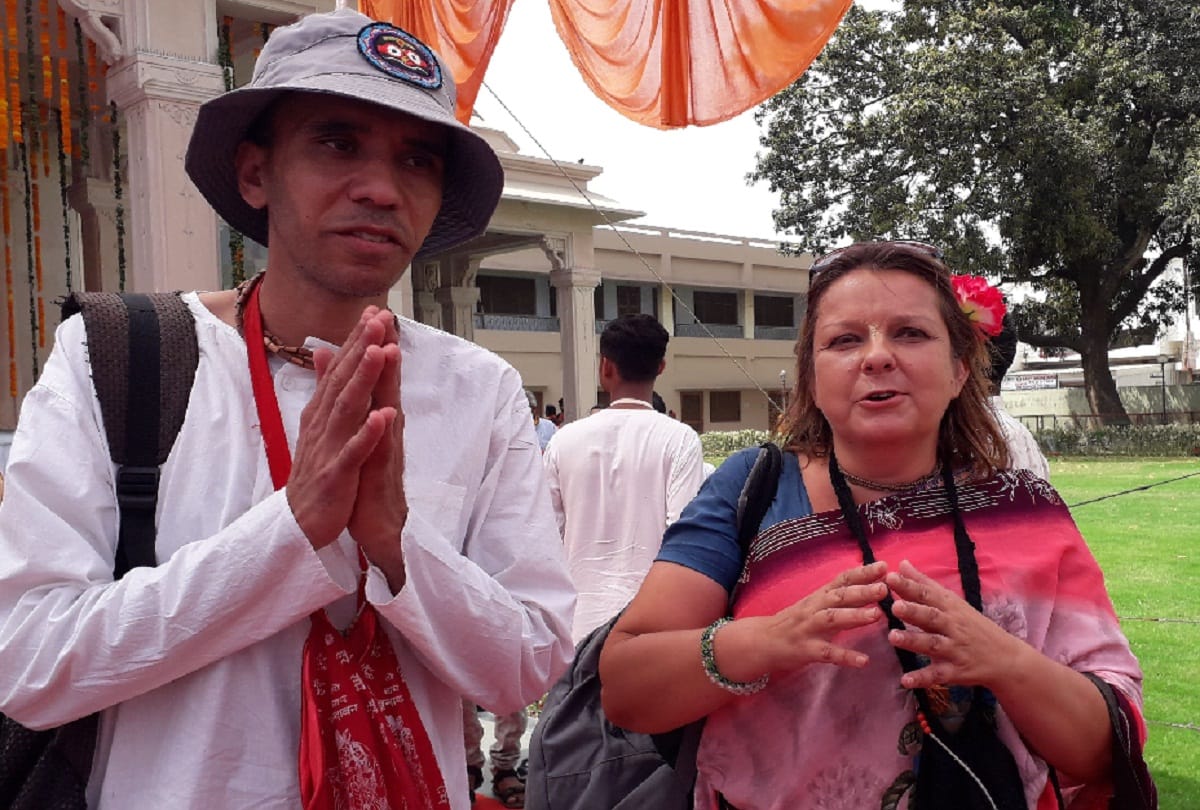 ban on lord Krishna worship devotee left Ukraine