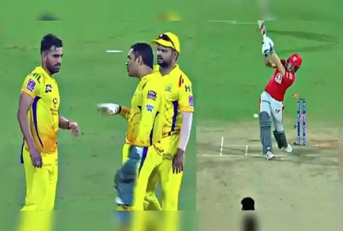 Dhoni losses cool after Deepak Chahar bowl consecutive no balls