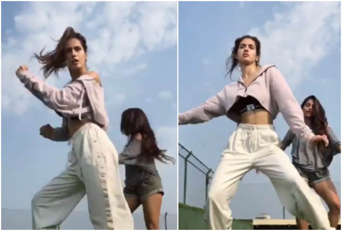 Disha Patani follows Tiger Shroff doing crazy dance on Hollywood singer Selena Gomez song