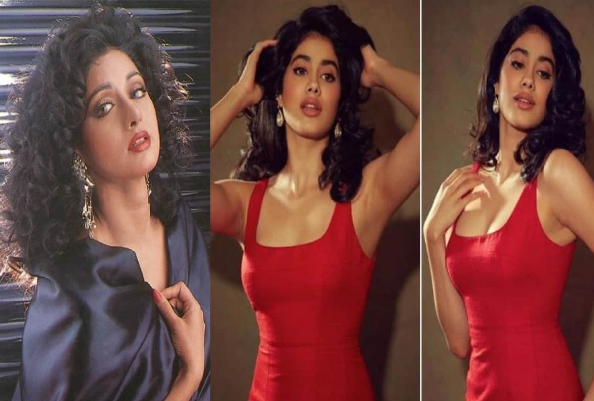 janhvi kapoor share her photo in saree priyanka chopra comment with heart emoji