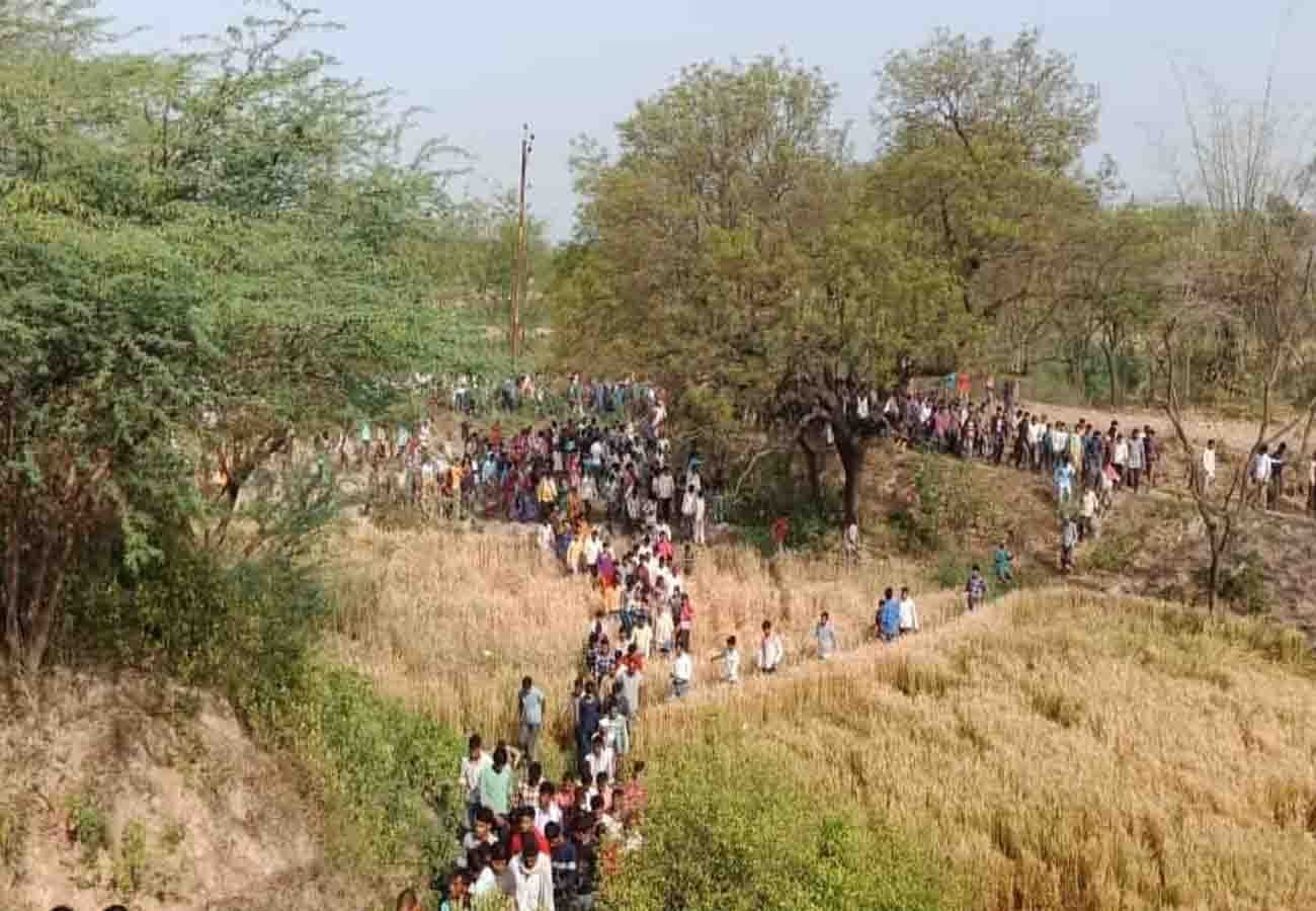 dead body of martyr Pankaj Dubey reached home