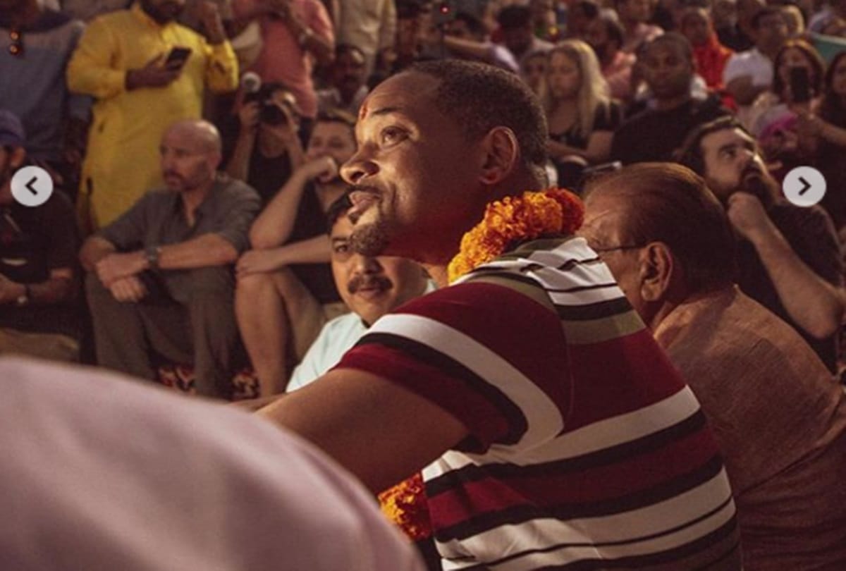 Hollywood actor Will Smith performing puja in Haridwar see pics