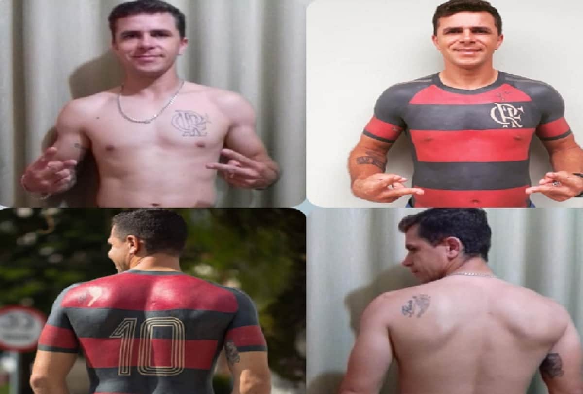 Man Tattooed an Entire Football T Shirt Jersey on His Body