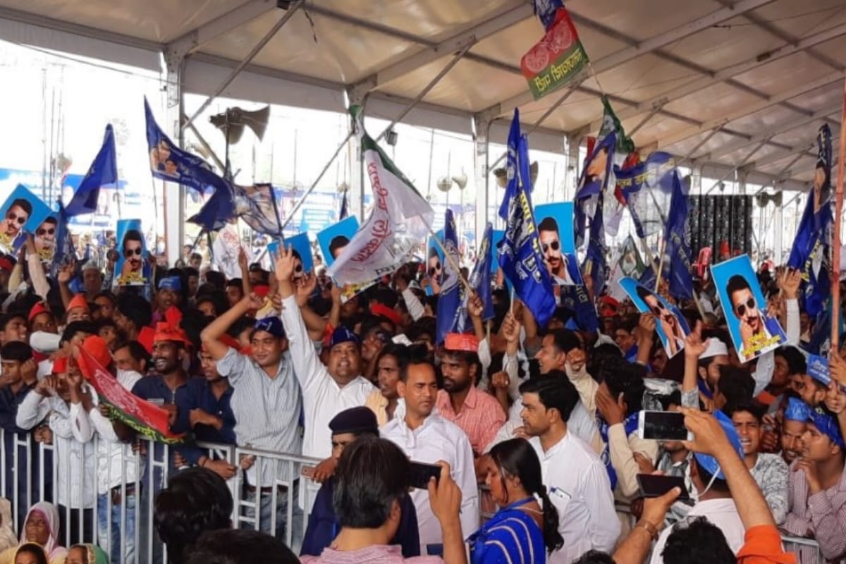 BSP supremo Mayawati says Chowkidari Drama Will not Save BJP, Bhim Army supporters seen In Rally