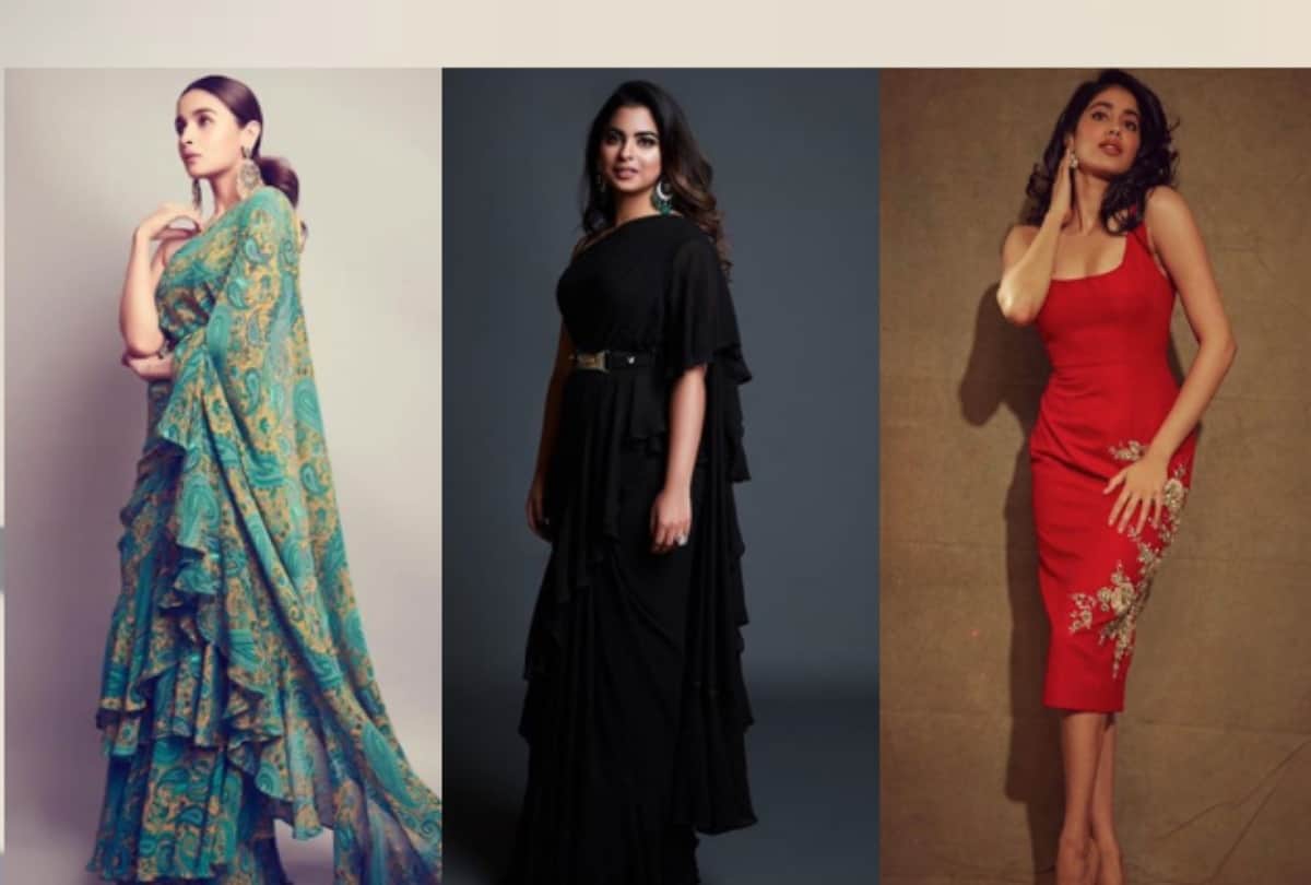 20 Years of Sabyasachi Mukherjee: Isha Ambani Alia Bhatt Janhvi Kapoor Stun at Designer Fashion Show