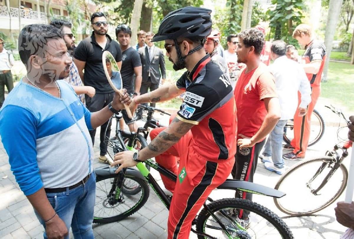 Why Virat Kohli RCB is wearing green jersey in match against delhi capitals