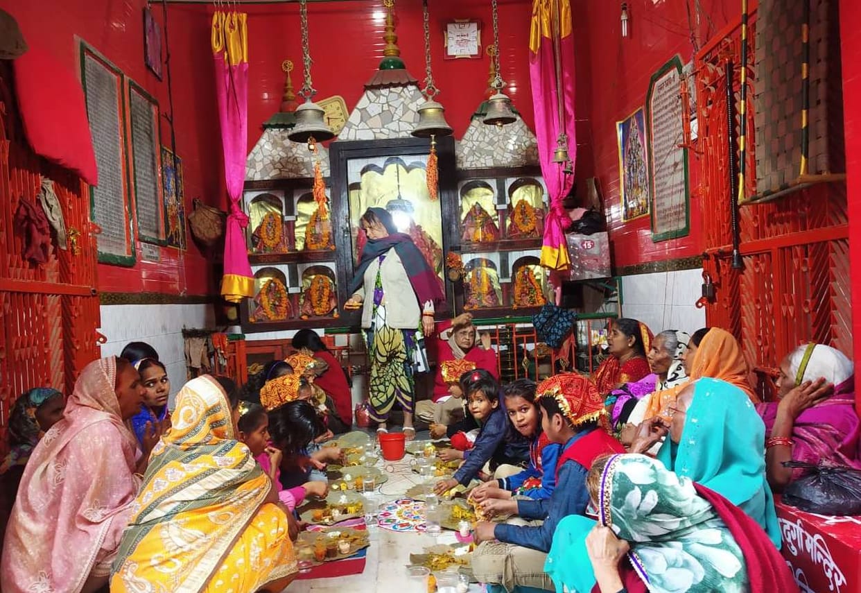 Second celestial worship in Goddess temples