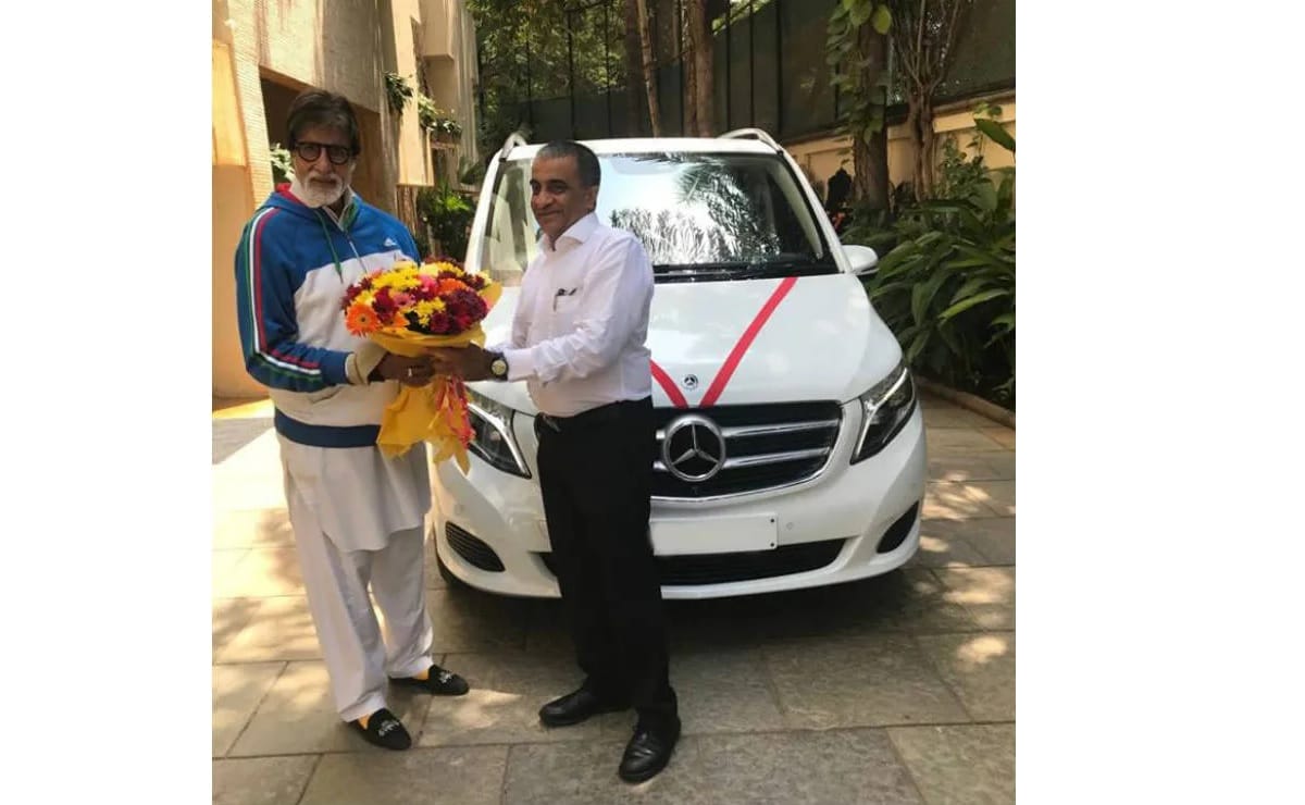 bollywood actor amitabh bachchan purchased most expensive MPV of india mercedes benz v class