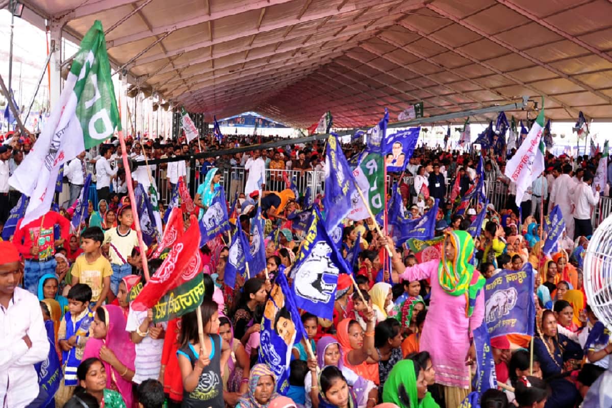 Lok Sabha Elections 2019, photos of SP BSP and RLD alliance rally