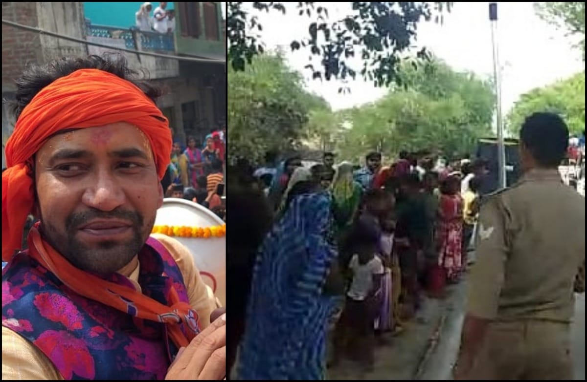 Loksabha Election 2019 : nirahua road show chant akhilesh yadav in azamgarh