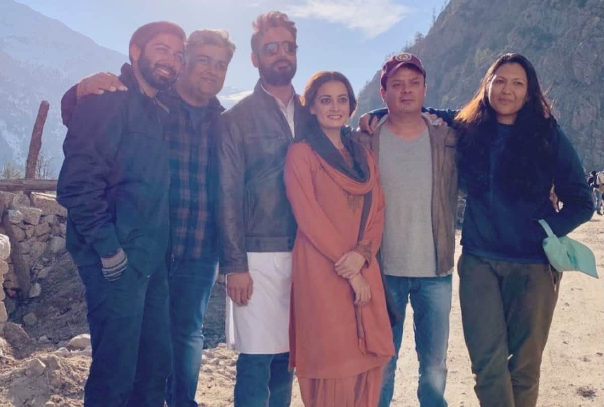 Diya Mirza and Mohit Raina Web series shooting in Sanga Kinnaur  Himachal Pradesh