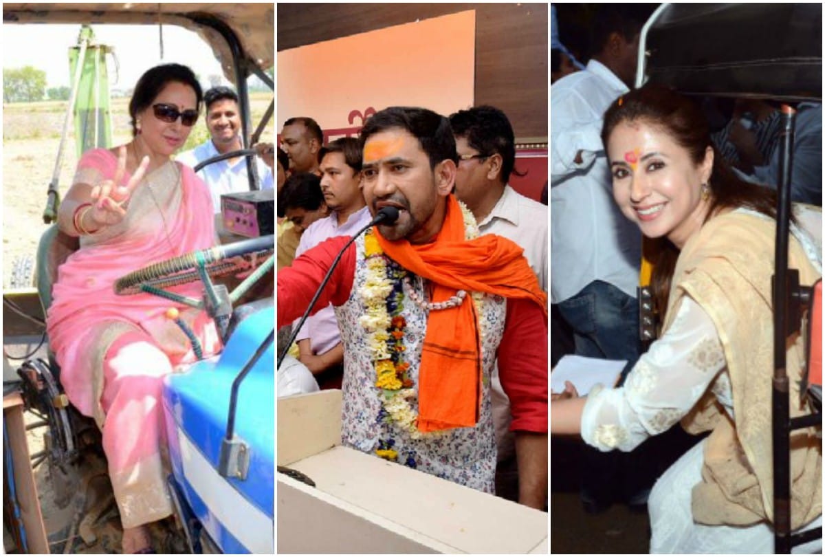 lok sabha chunav 2019 bollywood stars supporting bjp and congress bureaucrats in election