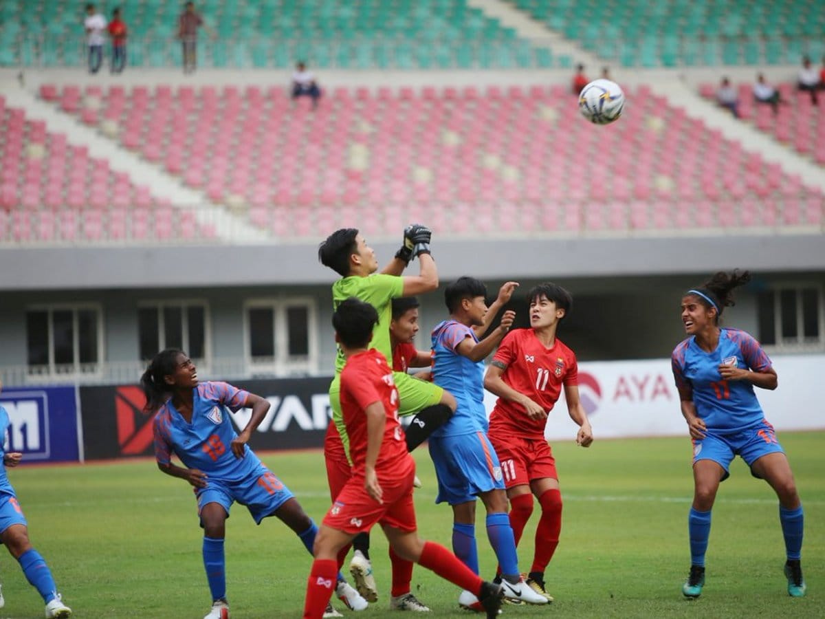Indian womens football team held 3-3 by Myanmar, bows out of Olympic qualifiers