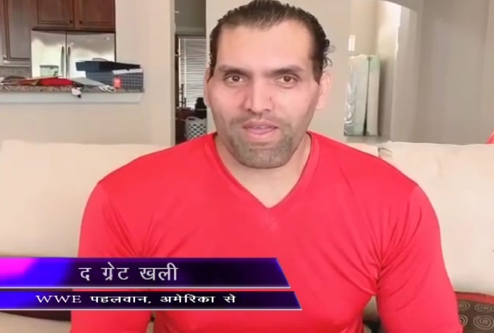 Lok sabha elections 2019 The great khali doing voting appeal for congress candidate harish rawat