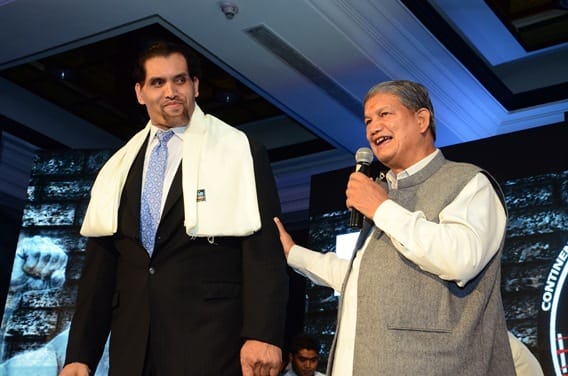 Lok sabha elections 2019 The great khali doing voting appeal for congress candidate harish rawat