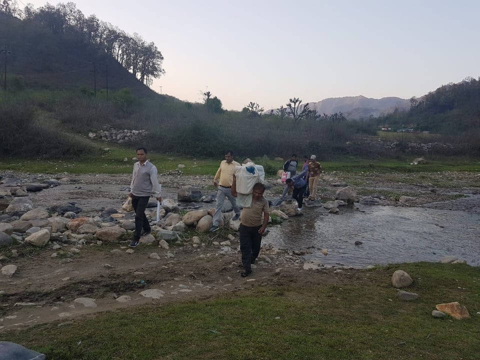 Lok sabha elections 2019 Polling parties depart for polling booth on horse and Mule in yamkeshwar