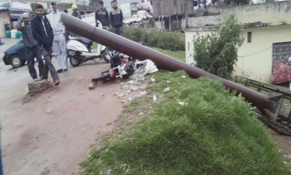 rain and hailstorm at kumaon region in uttarakhand