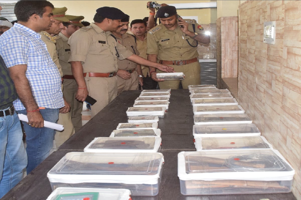 Meerut police busted a factory of illegal arms and arrested one accused