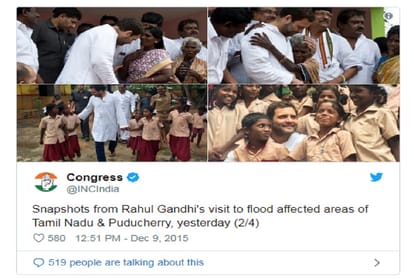 Fact Check Know What Is The Truth Of Third Hand In Rahul Gandhi Woman viral Picture