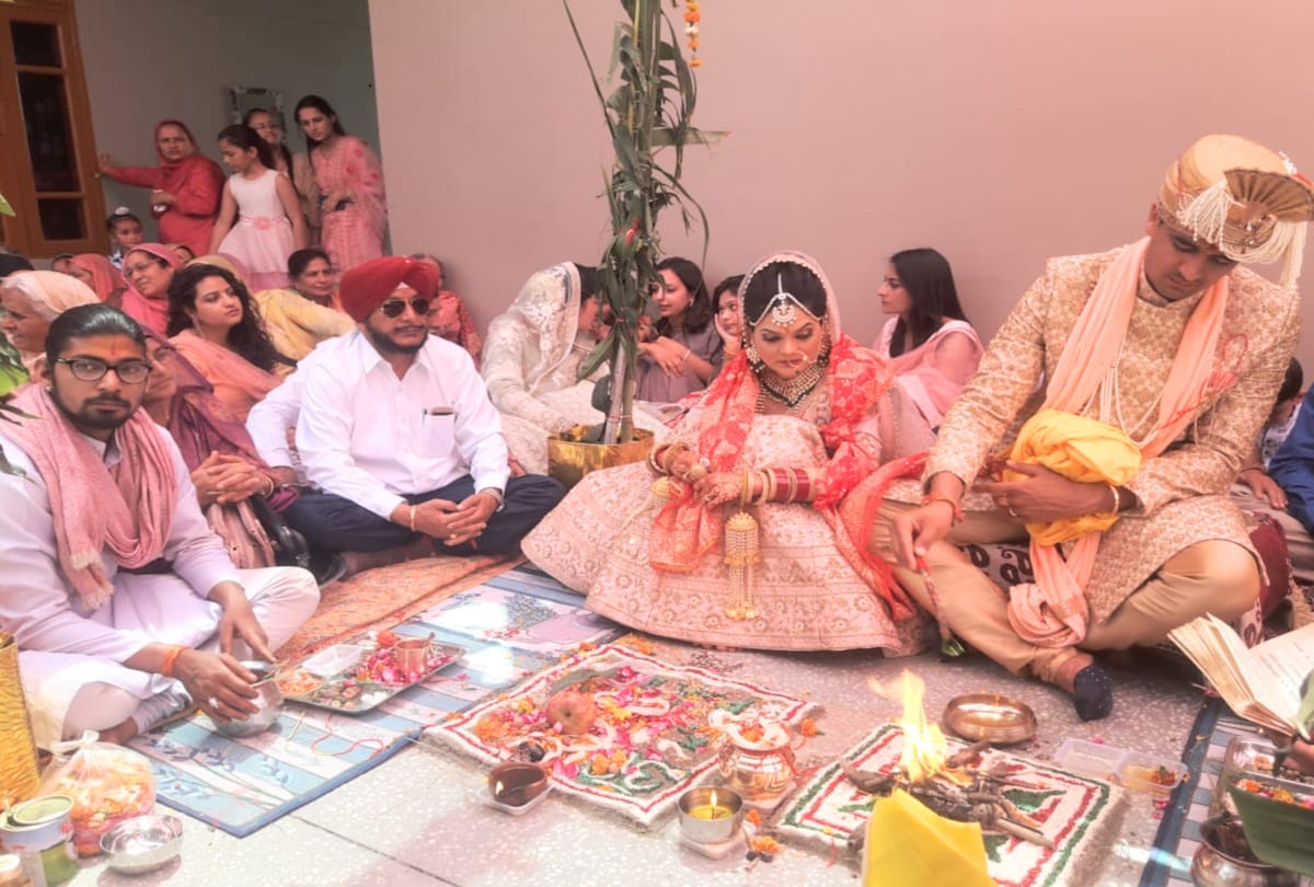 international kabbadi star ajay thakur wedding pics nalagarh himachal