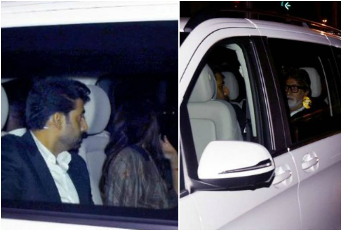 Amitabh Bachchan dinner date on Jaya Bchchan birthday spotted with  most luxurious mercedes car