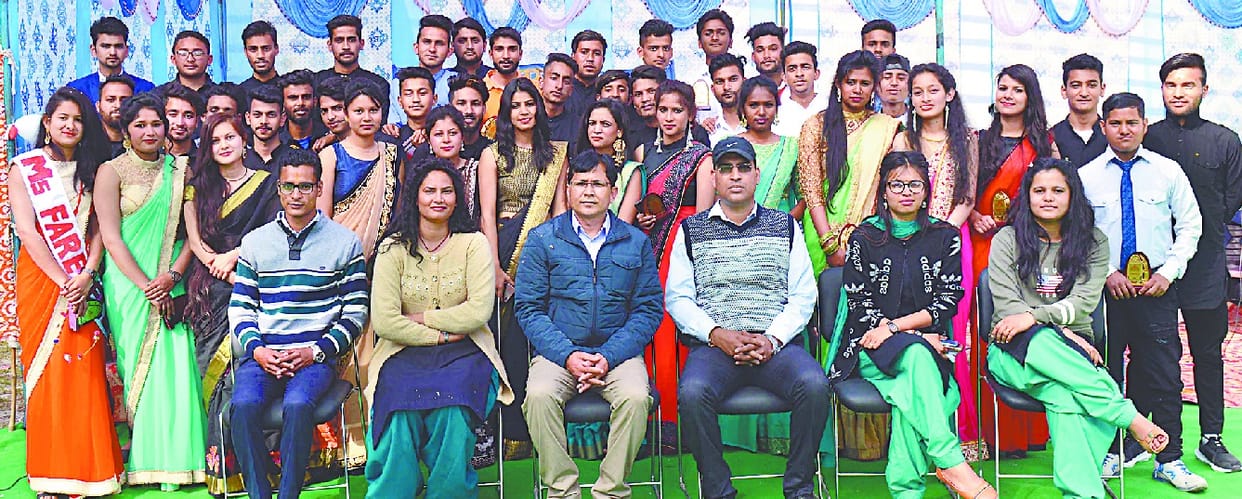 Anil and Megha became student of the year