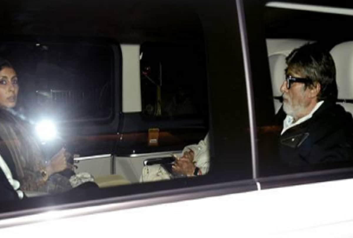 Amitabh Bachchan dinner date on Jaya Bchchan birthday spotted with  most luxurious mercedes car