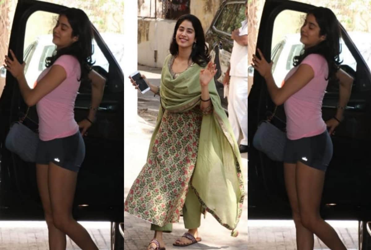 Janhvi Kapoor enters the gym in shorts and comes out in a suit