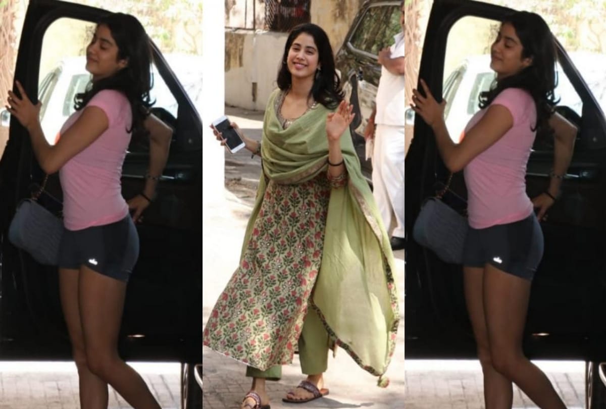 Janhvi Kapoor enters the gym in shorts and comes out in a suit