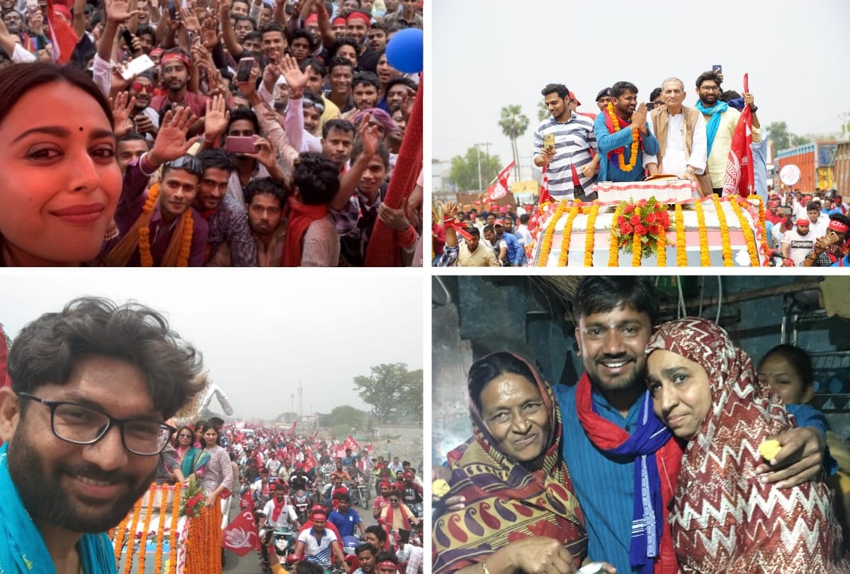 lok sabha elections 2019 najeeb mother to swara bhaskar these people went begusarai for kanhaiya