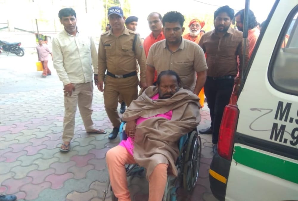 Pilot baba health condition serious admitted in nainital hospital again