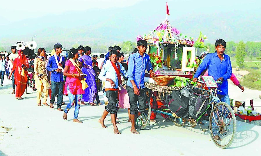 45 thousand devotee reached to Maa Poornagiri Dham