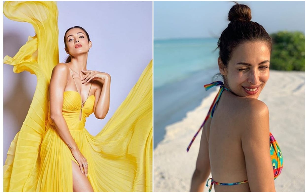 Malaika Arora slams trollers shows happiness in bikini picture