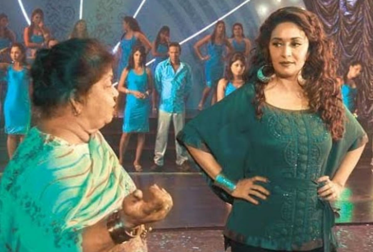 Madhuri Dixit support to saroj khan after salman khan