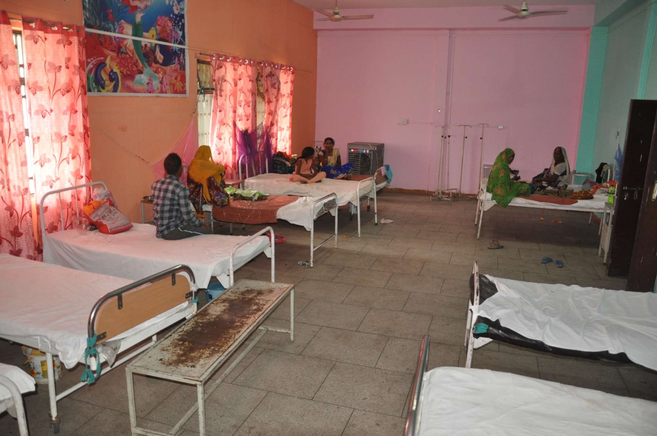 Malnourished Twins Sister under medication In Varanasi