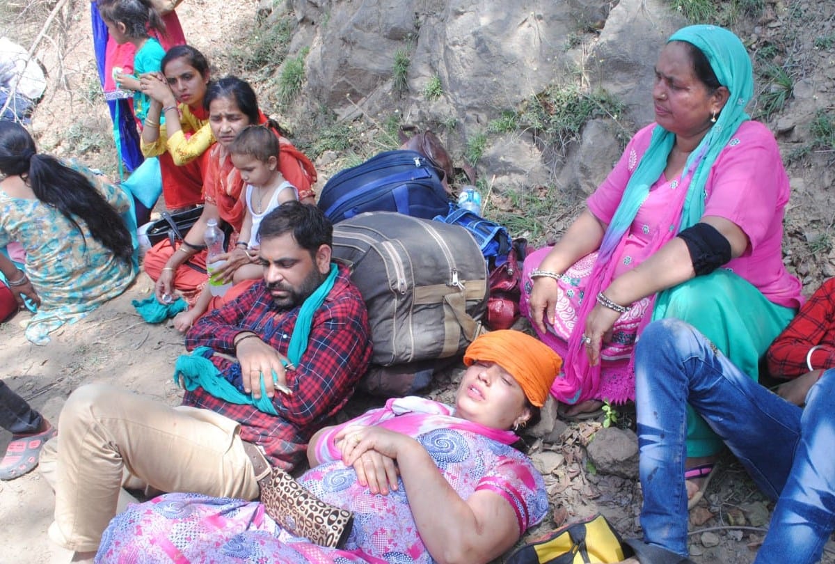Tempo accident in Shahtalai Bilaspur Himachal Pradesh