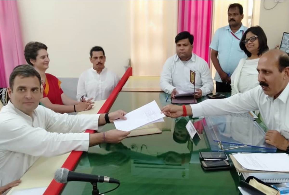 lok sabha election 2019 : rahul gandhi nomination from amethi live