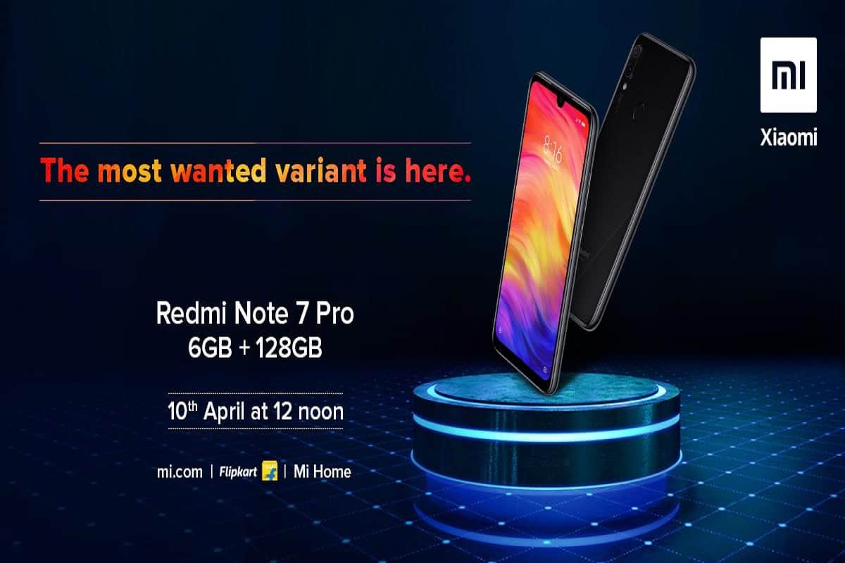 Redmi Note 7 Pro 6GB RAM Variant Firts sale today in India, Know price and specifications