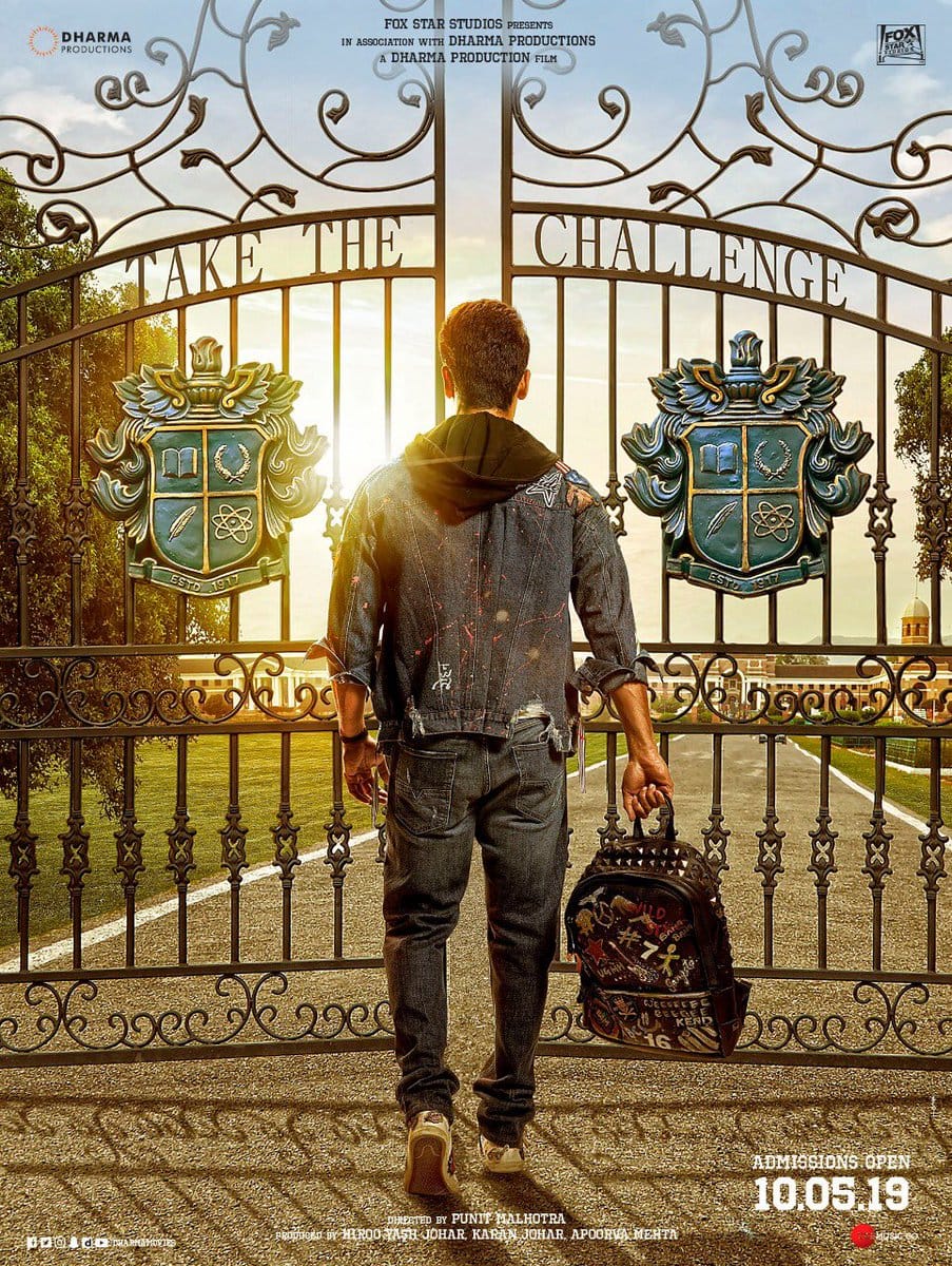 student of the year 2 first postar release, tiger shroff first look out