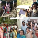 जम्मू-कश्मीर में भारी संख्या में मतदान करने पहुंच रहे मतदाता