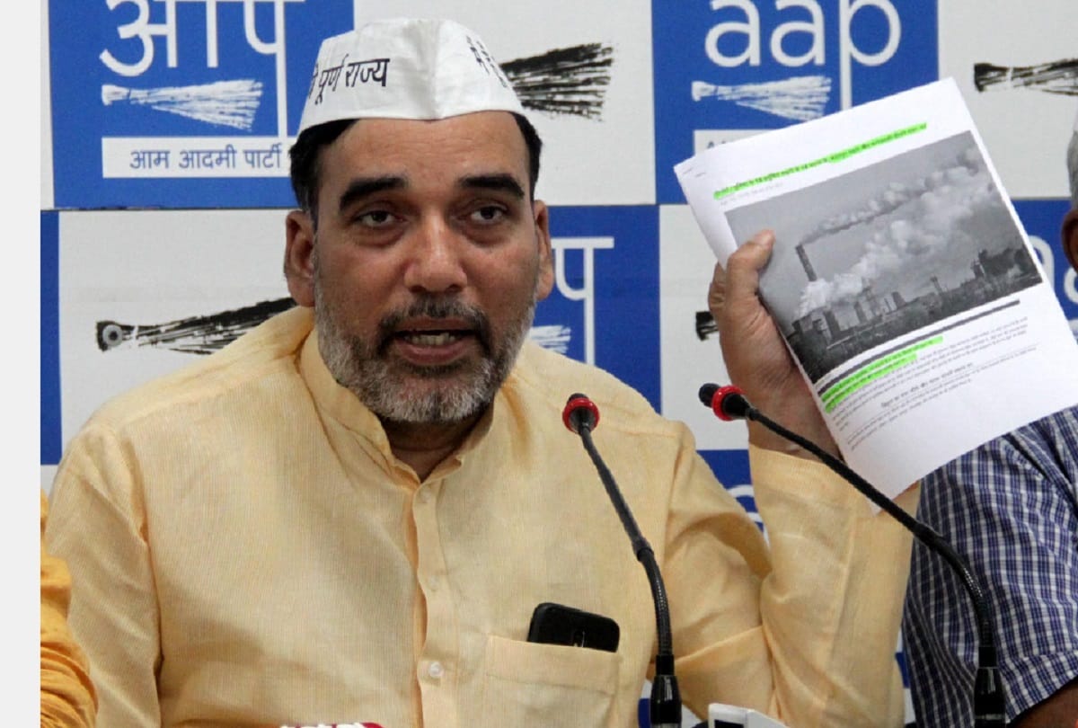 aap issued the report card of Chandni Chowk MP Dr Harsh Vardhan