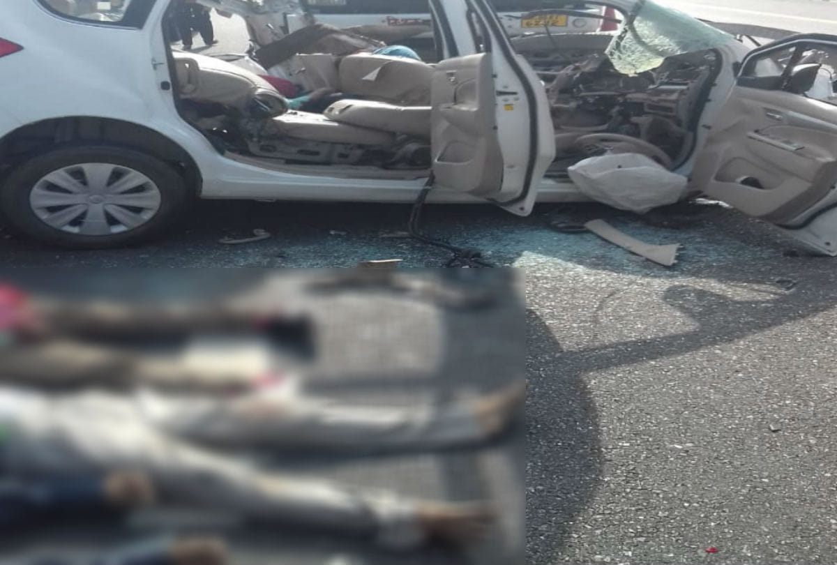eight youths dies in accident on Agra Lucknow expressway