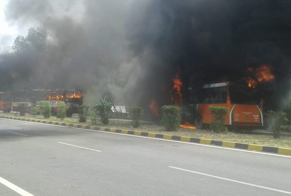 Ruckus on murder of a man in Ayodhya.