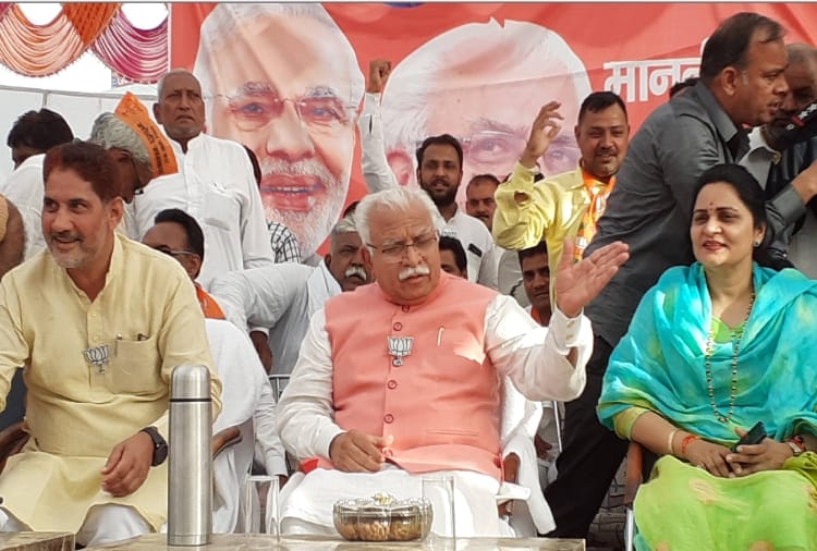 Lok sabha election 2019, CM Manohar Lal targets on Congress