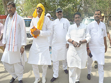 BJP nominee filed nomination papers