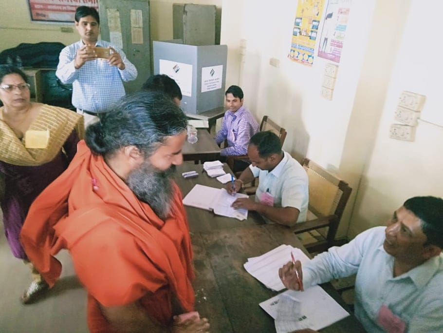 Lok Sabha Election 2019 Uttarakhand Voting baba ramdev tod for upcoming government in india
