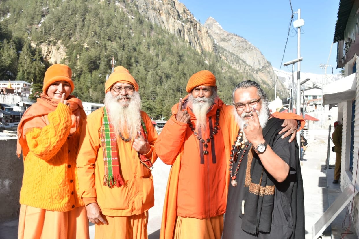 Uttarakhand Lok sabha election 2019 first time voting in gangotri dham