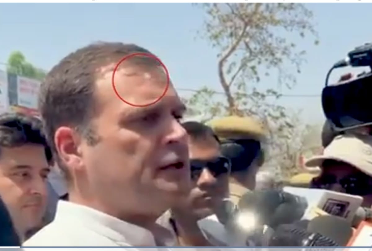 Congress accused security breach of party president Rahul Gandhi During nomination in Amethi