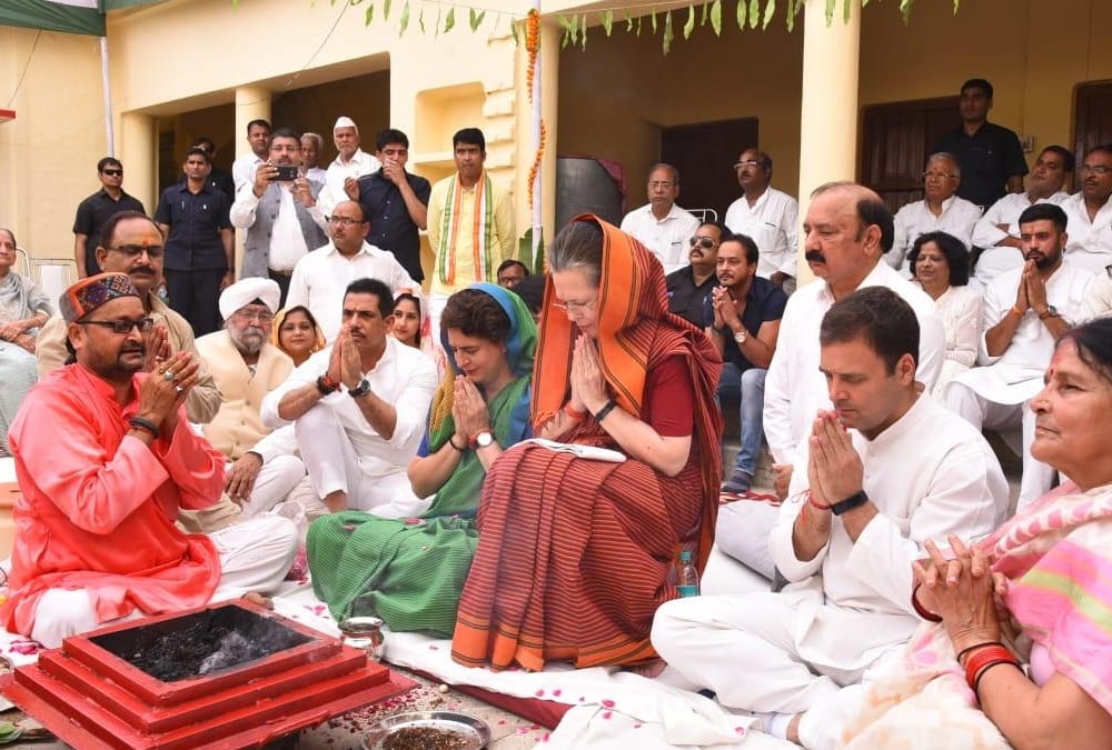 Sonia Gandhi files nomination in Raebareli see the pics.