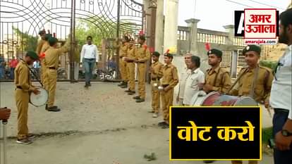Voters in Baghpat welcomed with dhol and flowers for first phase of elections